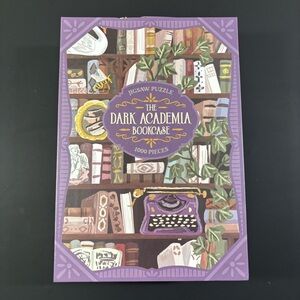 The Dark Academia Bookcase 1000 Piece Jigsaw Puzzle by Illumicrate